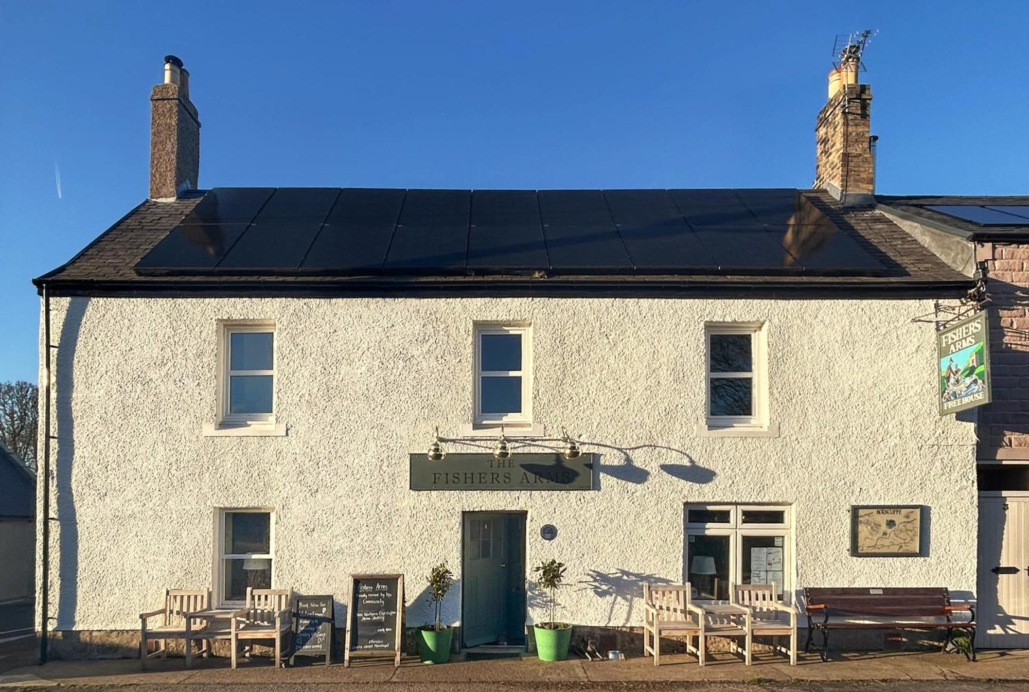 Fisher Arms Community Pub Horncliffe Esterno foto